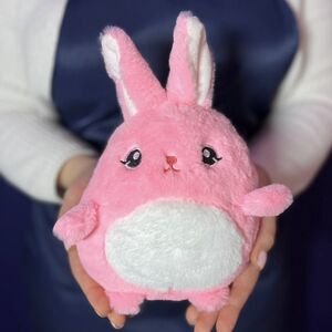 Заяц с ушками (Розовый)